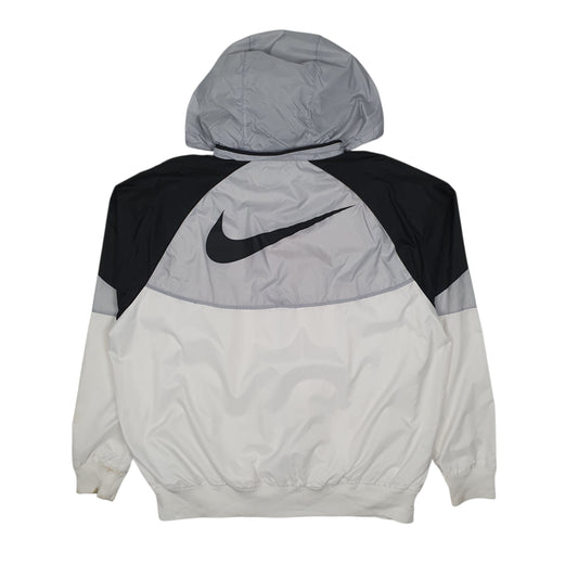 Mens White Nike   Coat