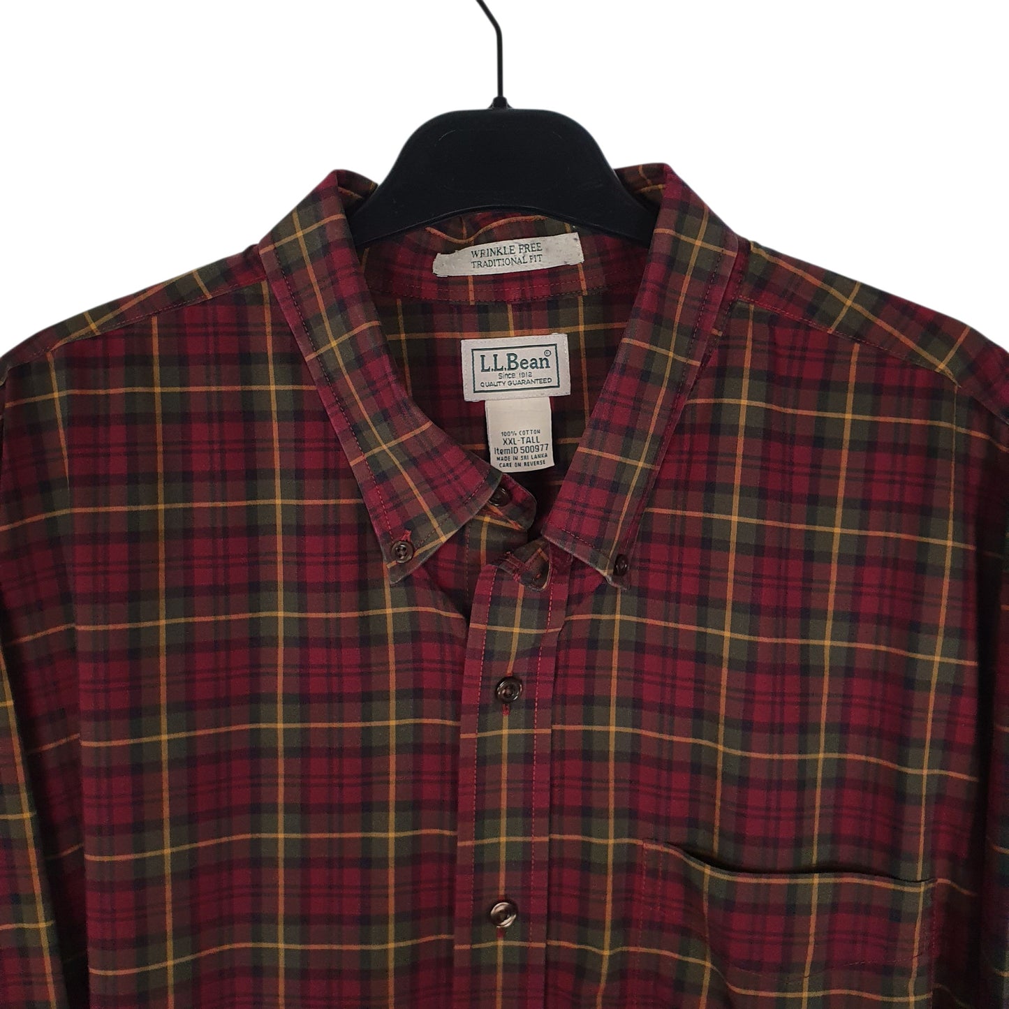 Mens Purple L.L.Bean   Shirt