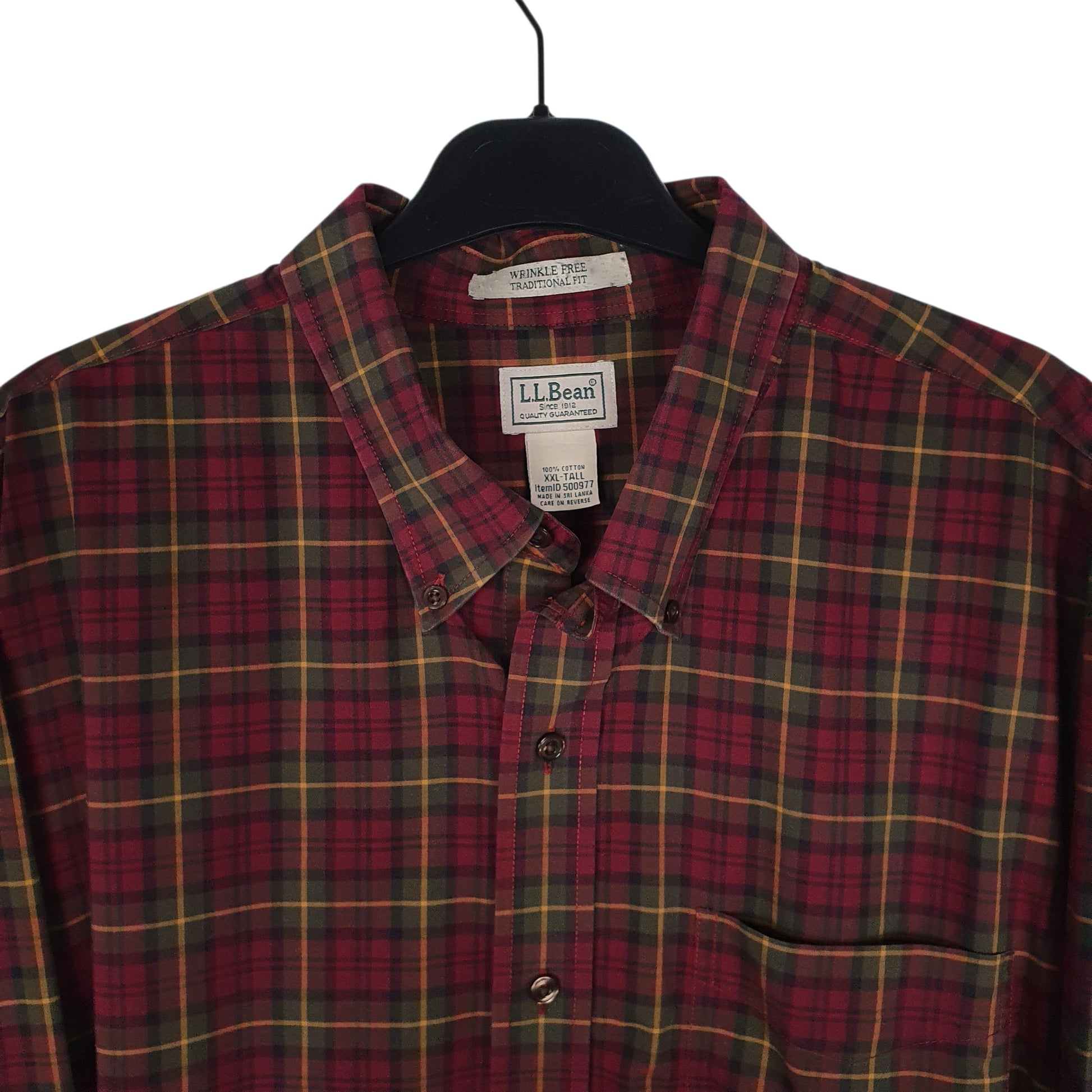 Mens Purple L.L.Bean   Shirt