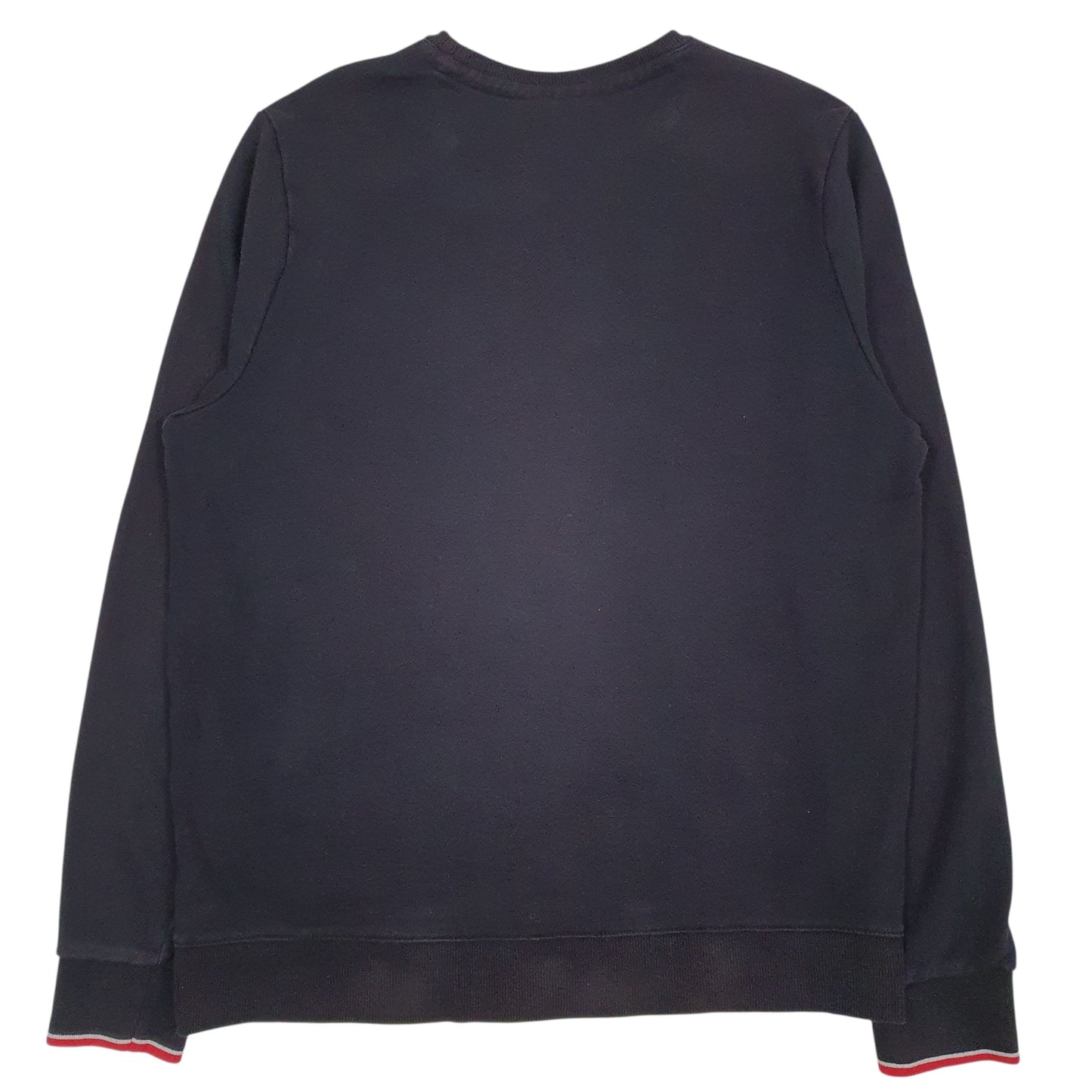 Mens Black Fila  Crewneck Jumper