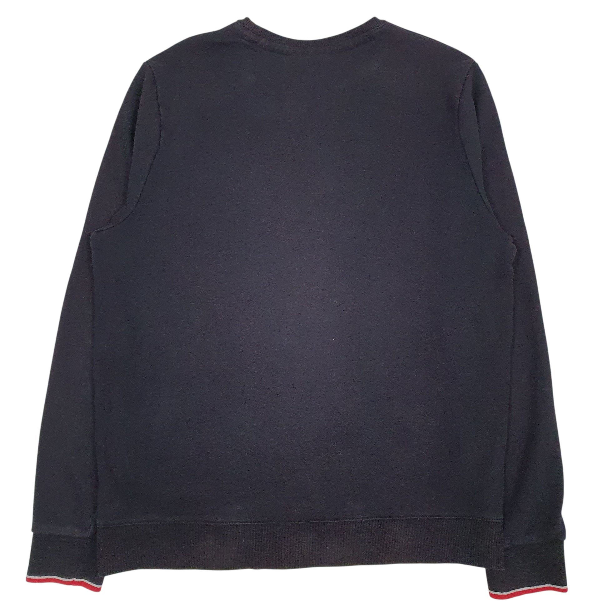 Mens Black Fila  Crewneck Jumper