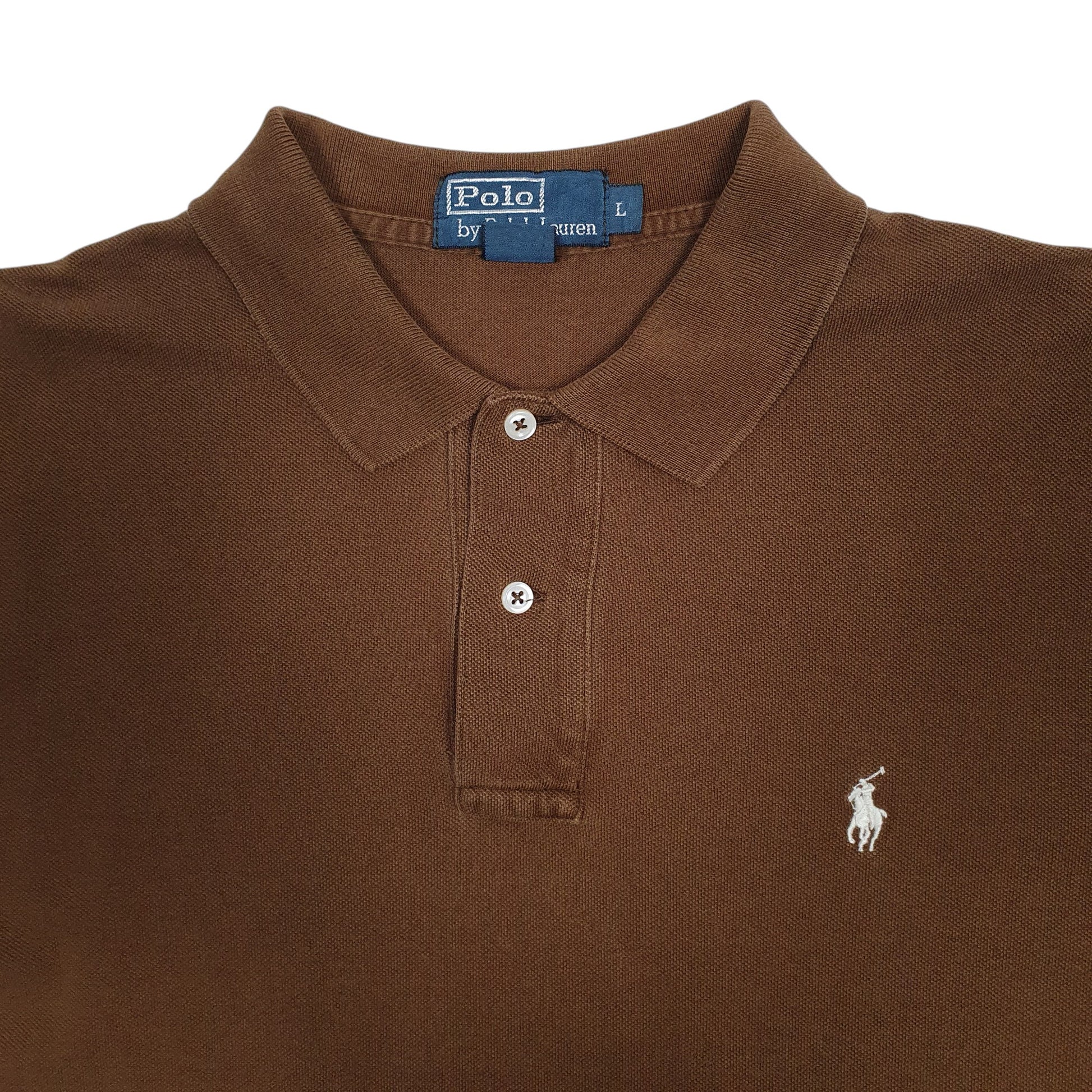 Mens Brown Polo Ralph Lauren   Polo Shirt