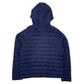 Mens Navy Fila  Crewneck Coat