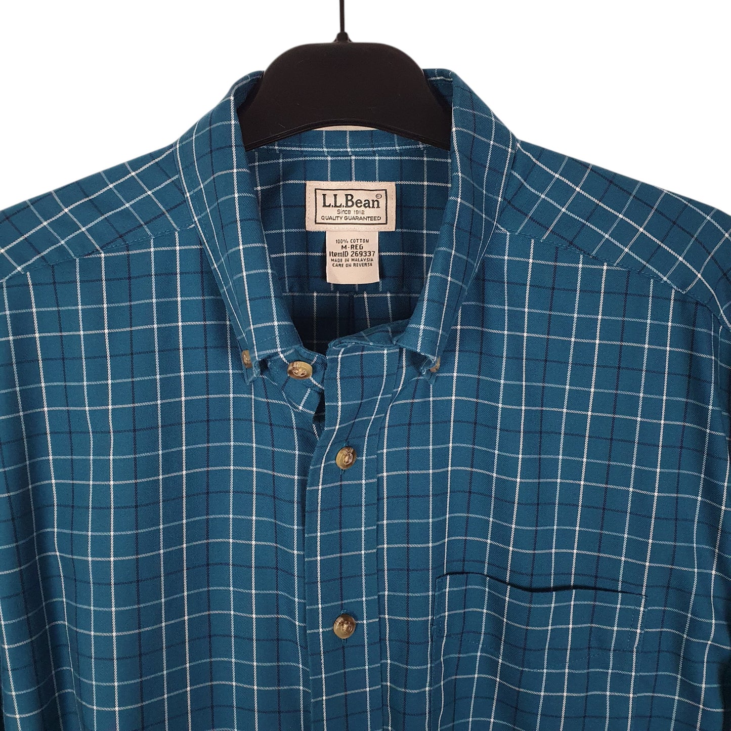 Mens Blue L.L.Bean   Shirt