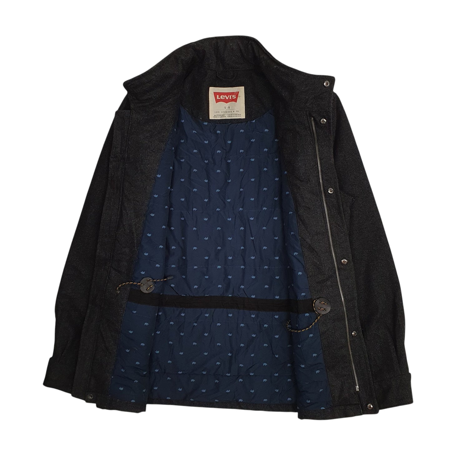 Mens Grey Levis Field  Coat