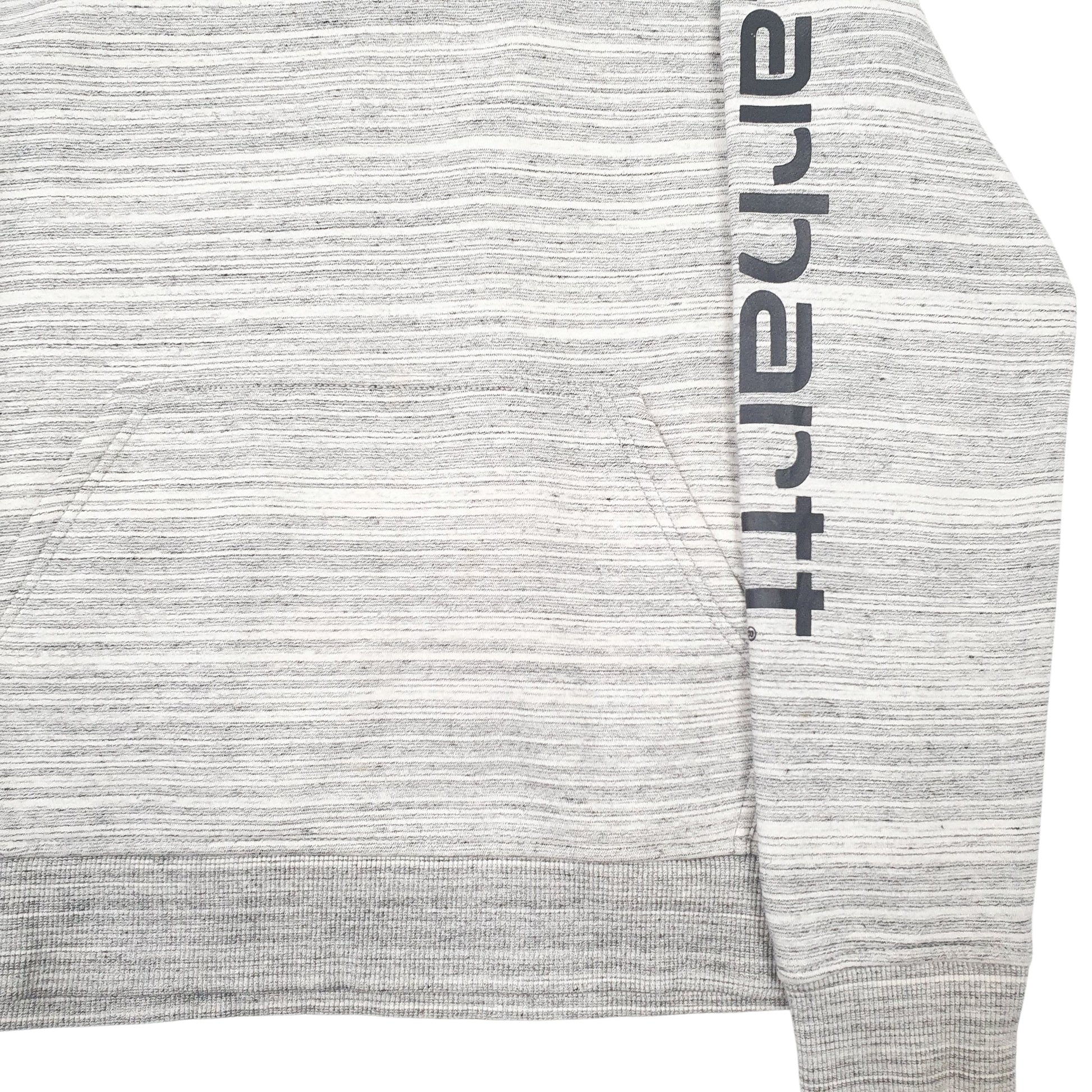 Womens Grey Carhartt Relaxed Fit Hoodie Jumper