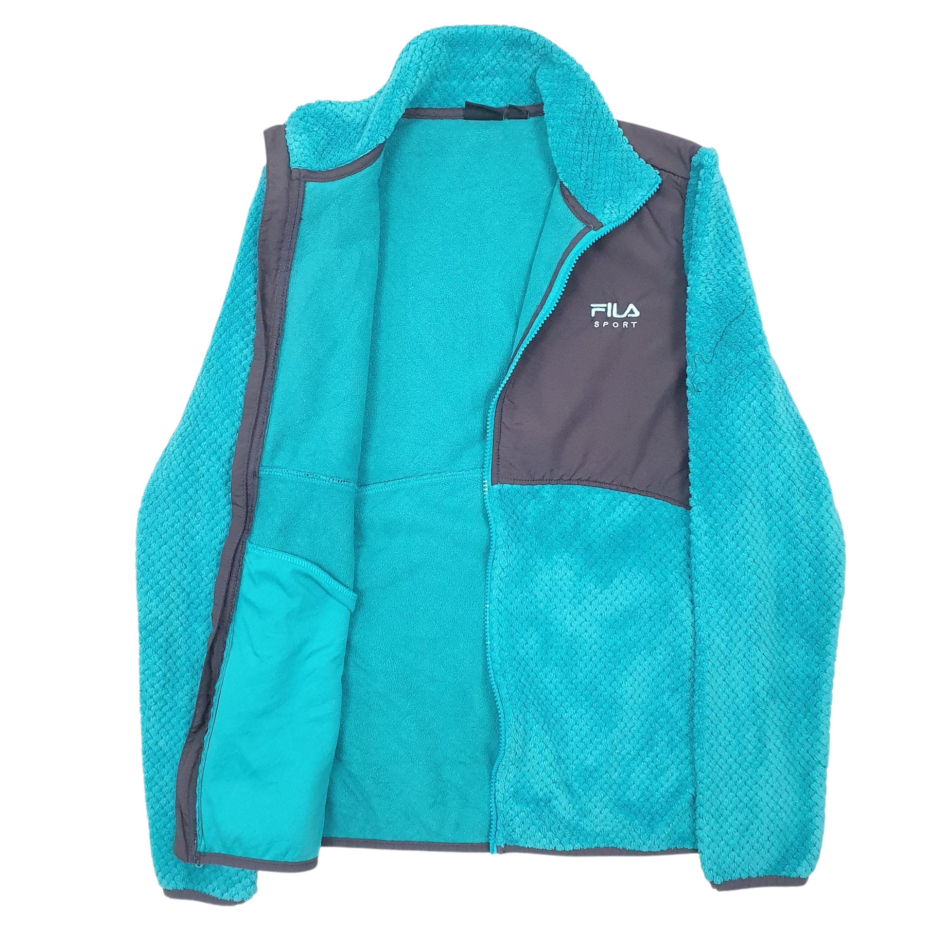 Womens Turquoise Fila Sport Full Zip Jumper