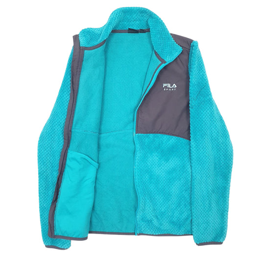 Womens Turquoise Fila Sport Full Zip Jumper