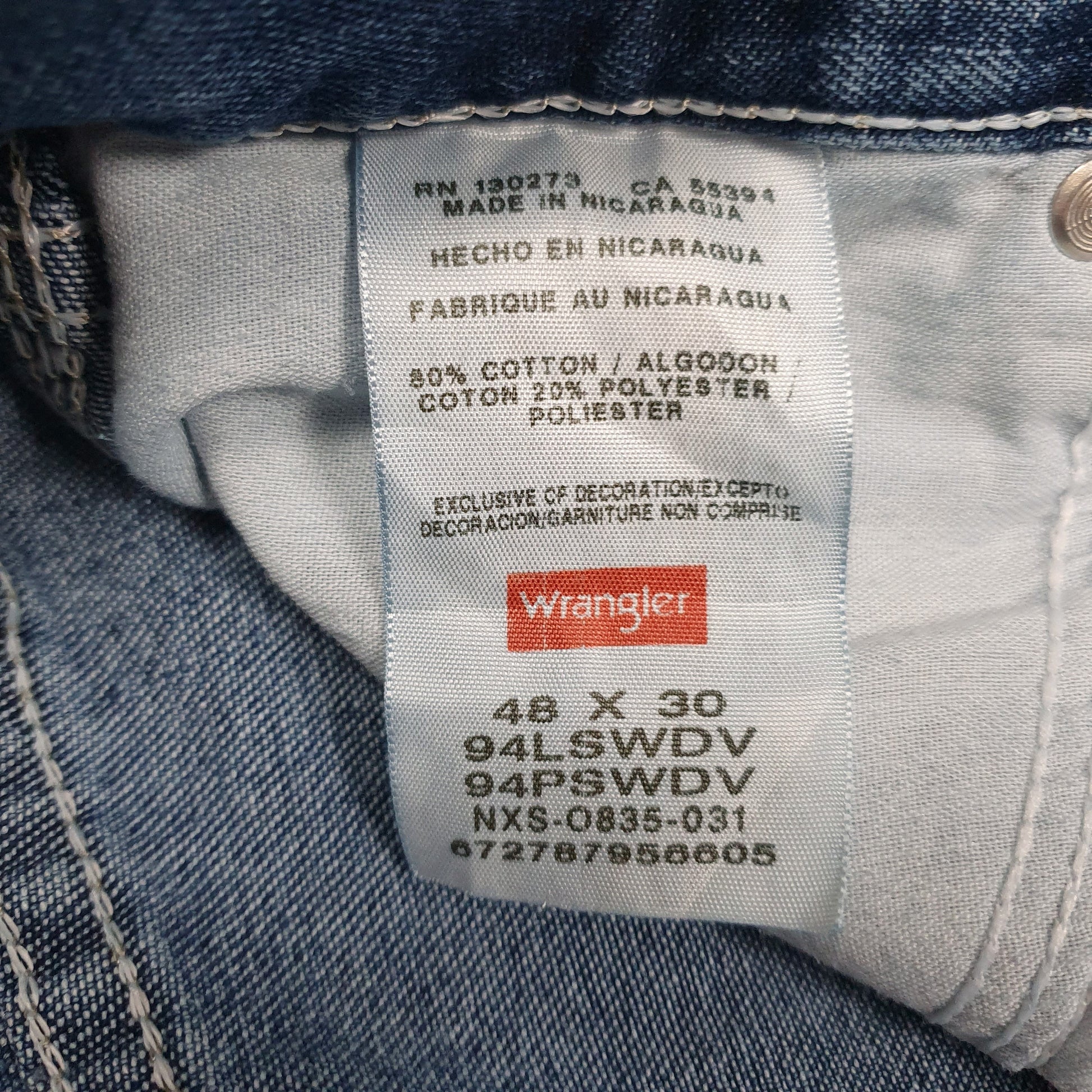 Mens Blue Wrangler   Jeans