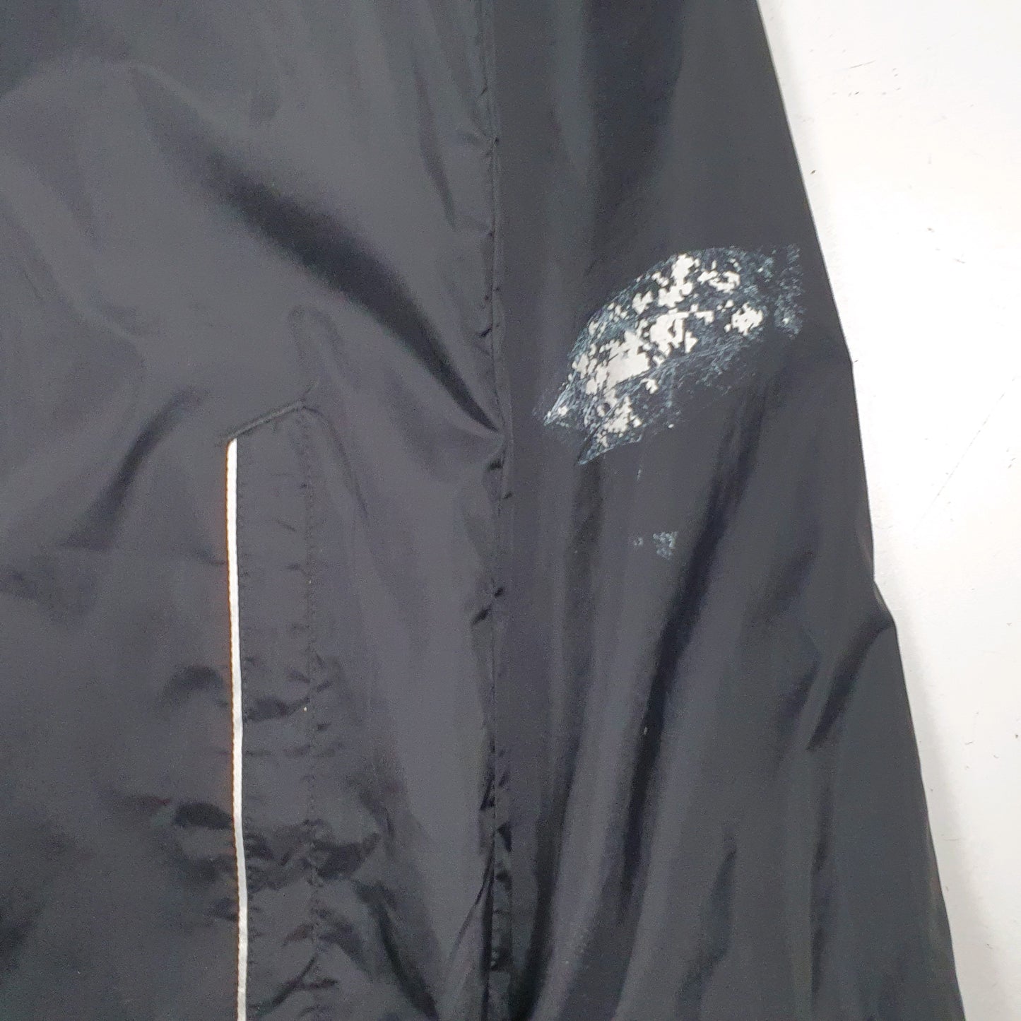 Mens Black Adidas  Crewneck Coat