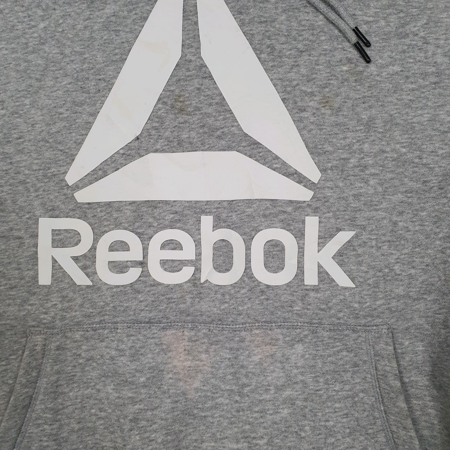 Mens Grey Reebok  Hoodie Jumper