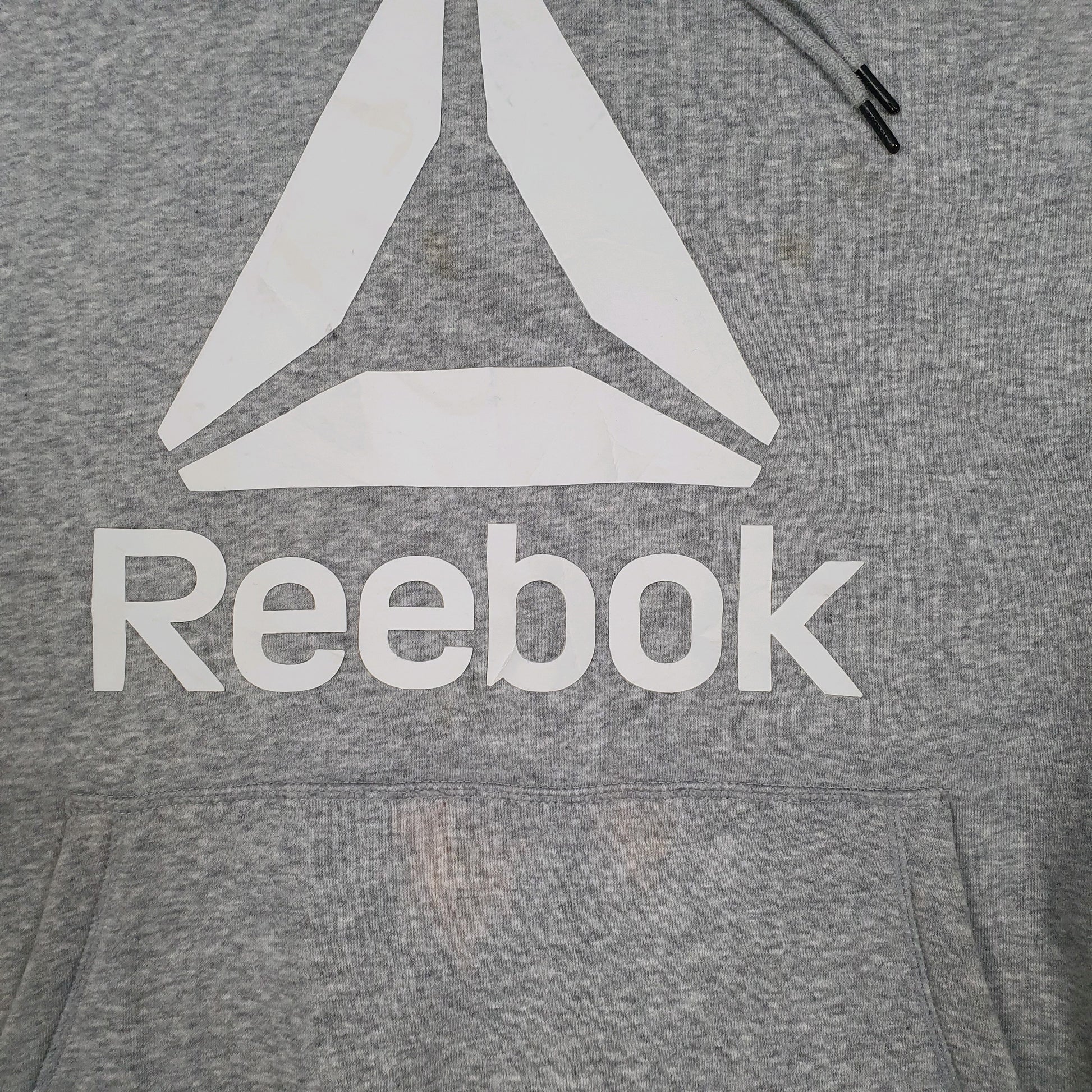 Mens Grey Reebok  Hoodie Jumper