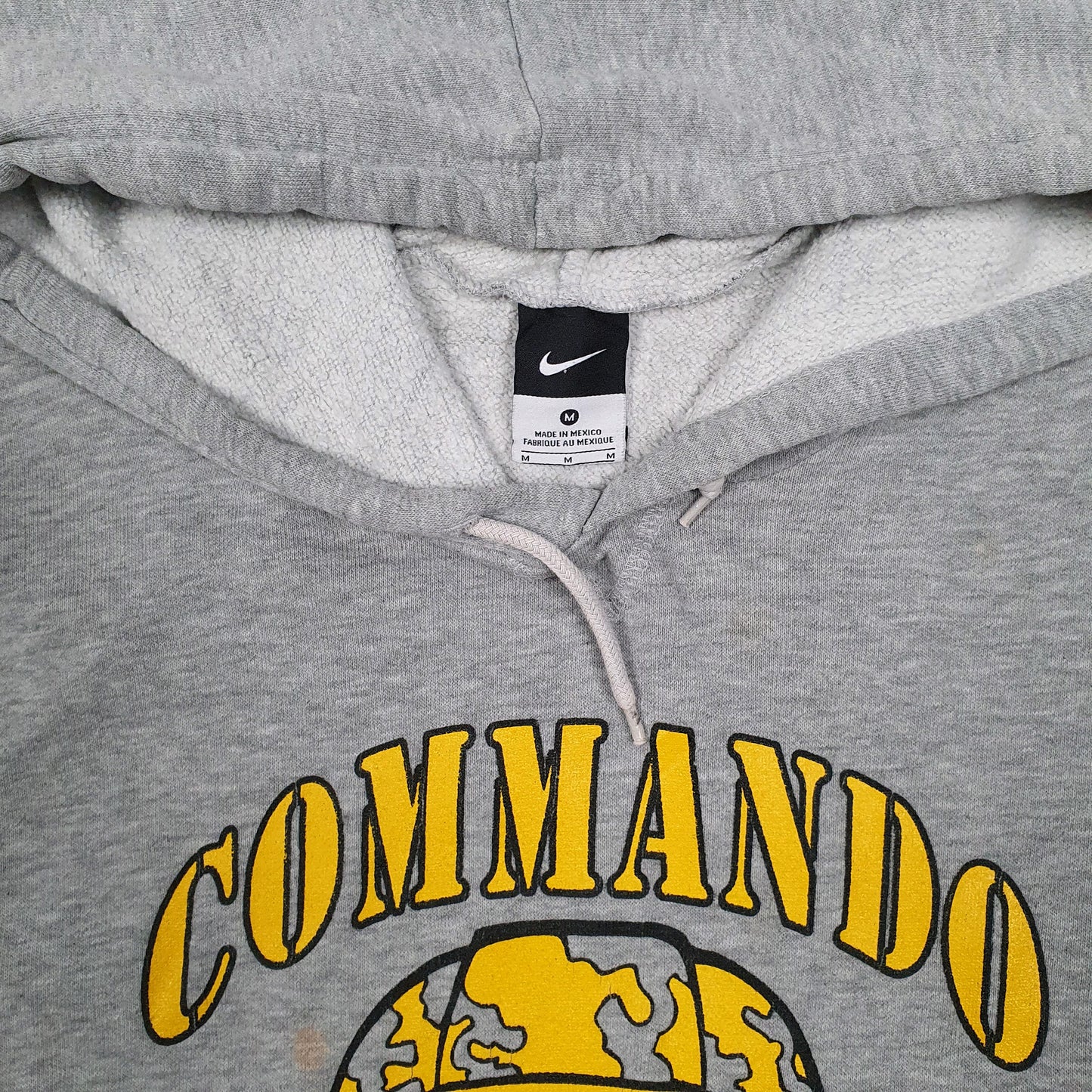 Mens Grey Nike Commando Track Hoodie Jumper