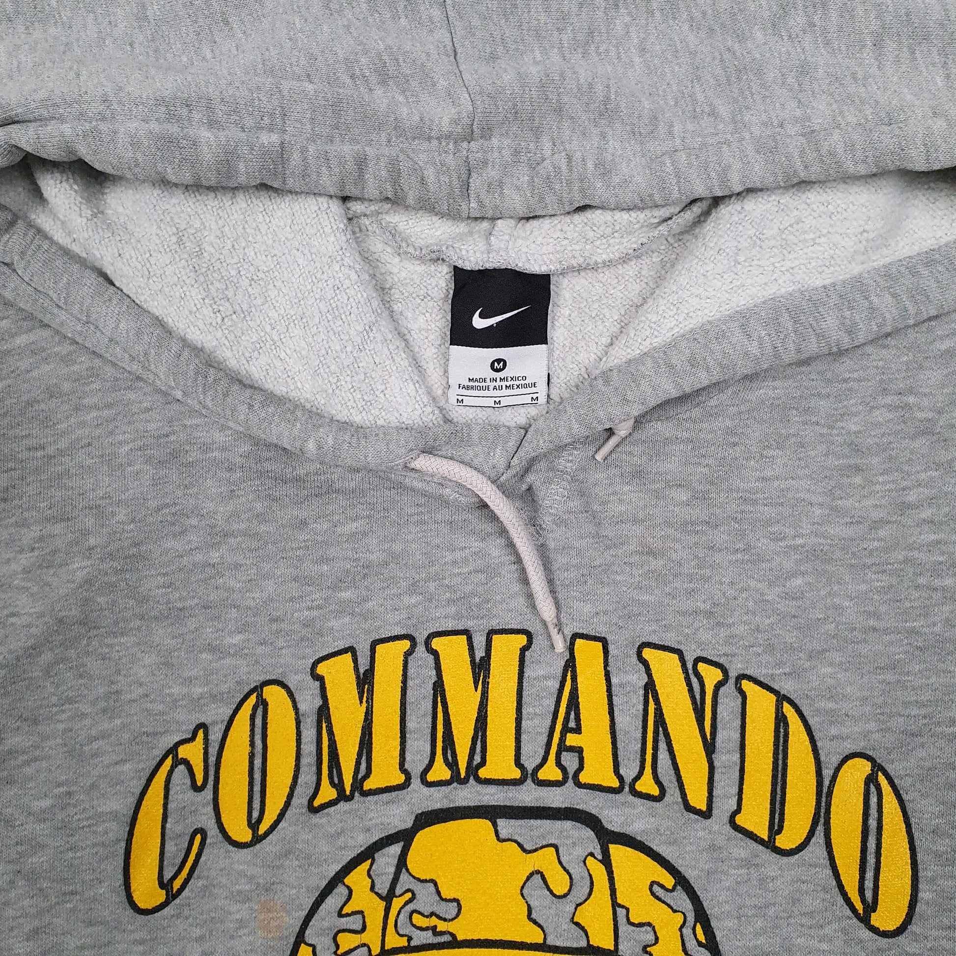 Mens Grey Nike Commando Track Hoodie Jumper