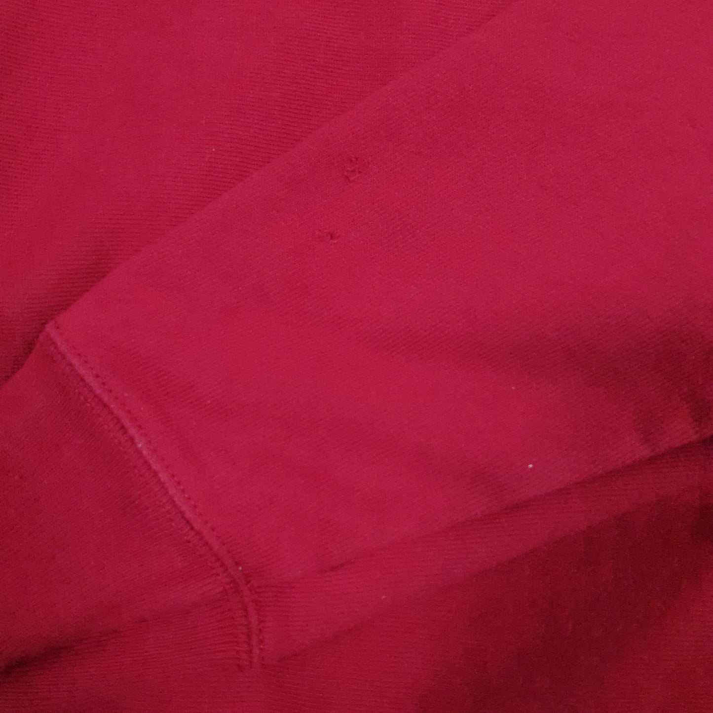 Womens Red Champion Reverse Weave Hoodie Jumper