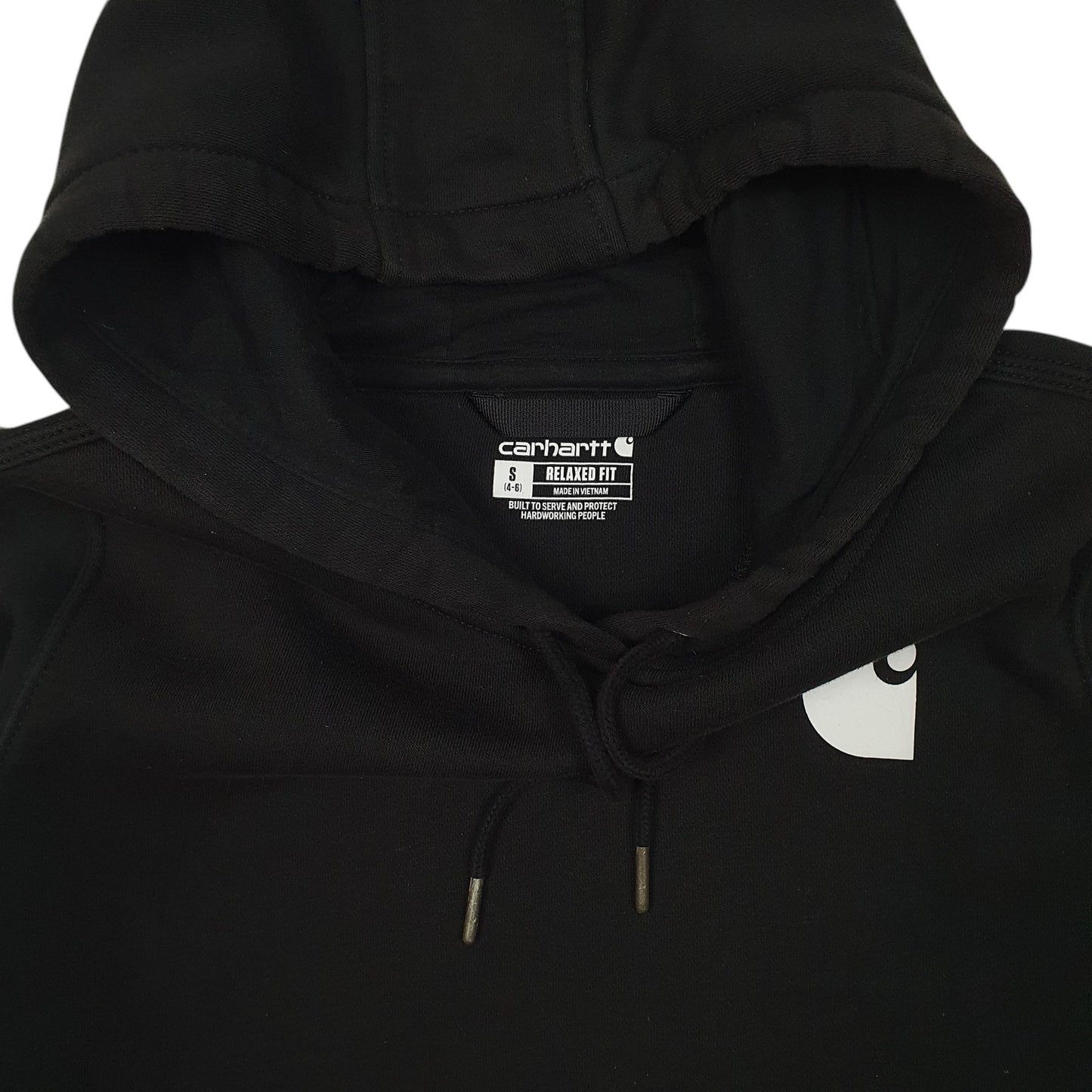Womens Black Carhartt  Hoodie Jumper