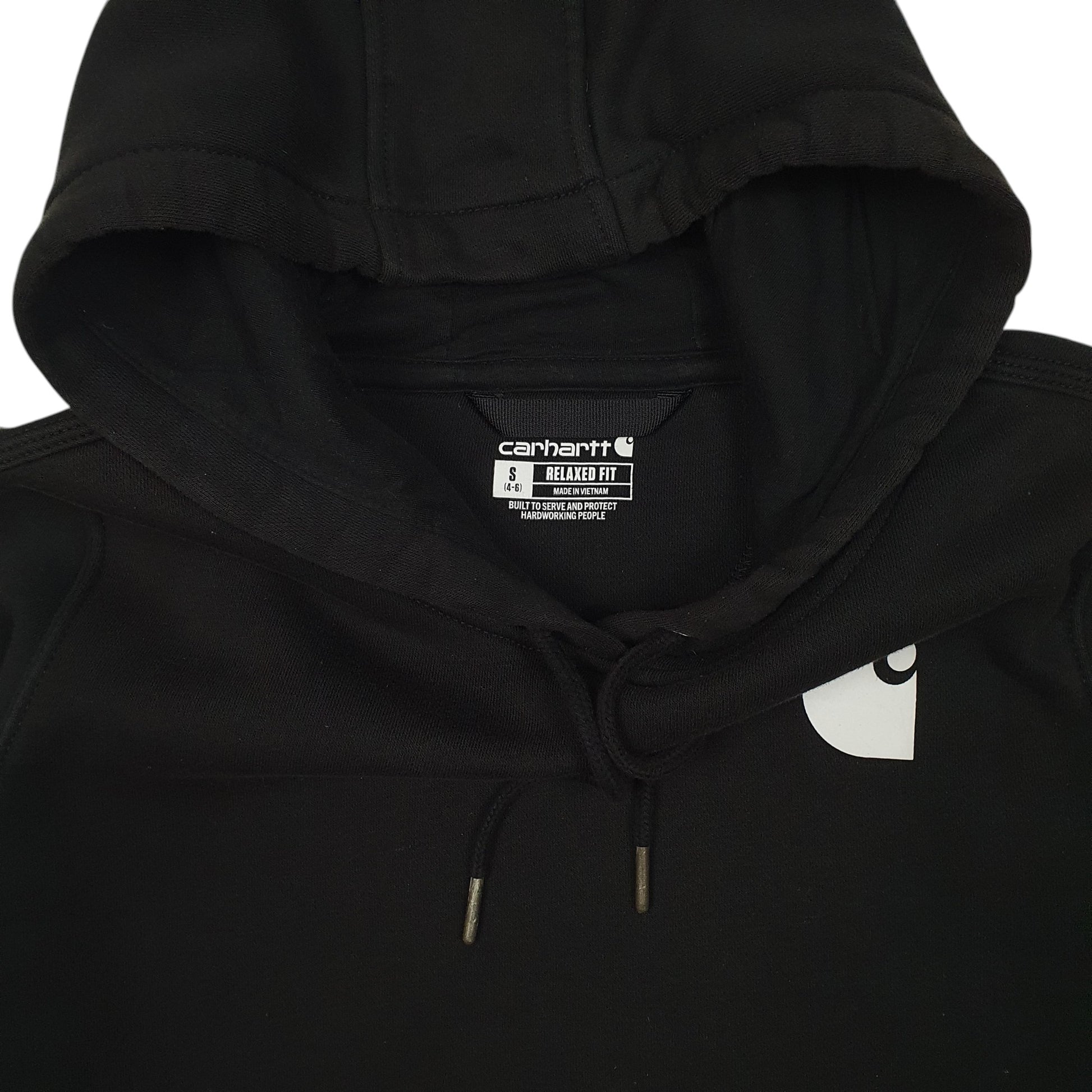 Womens Black Carhartt  Hoodie Jumper