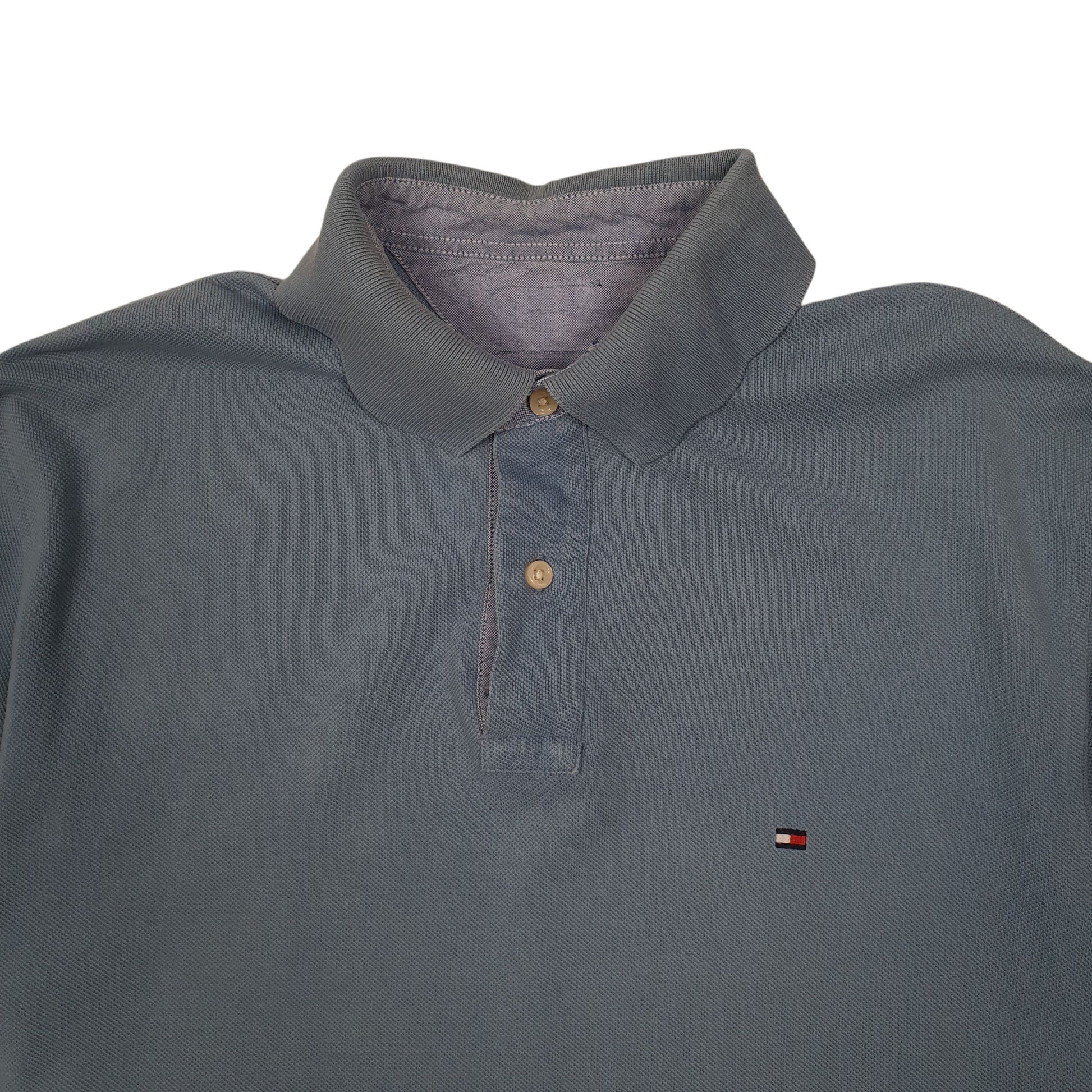 Mens Blue Tommy Hilfiger   Polo Shirt