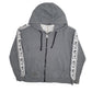 Womens Grey Calvin Klein Hoodie Full Zip Jumper