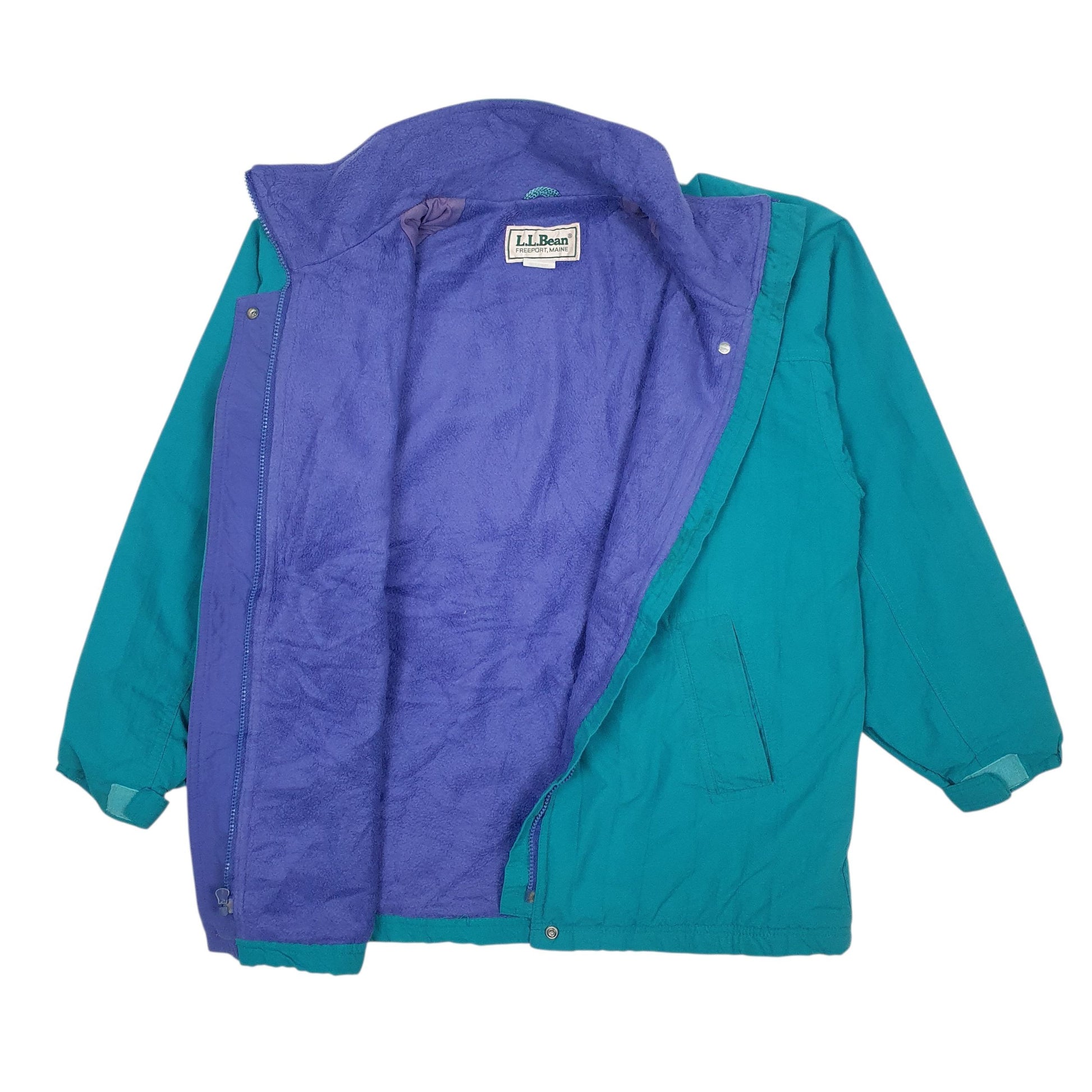 Mens Blue LL Bean   Coat