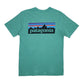 Mens Green Patagonia   T Shirt