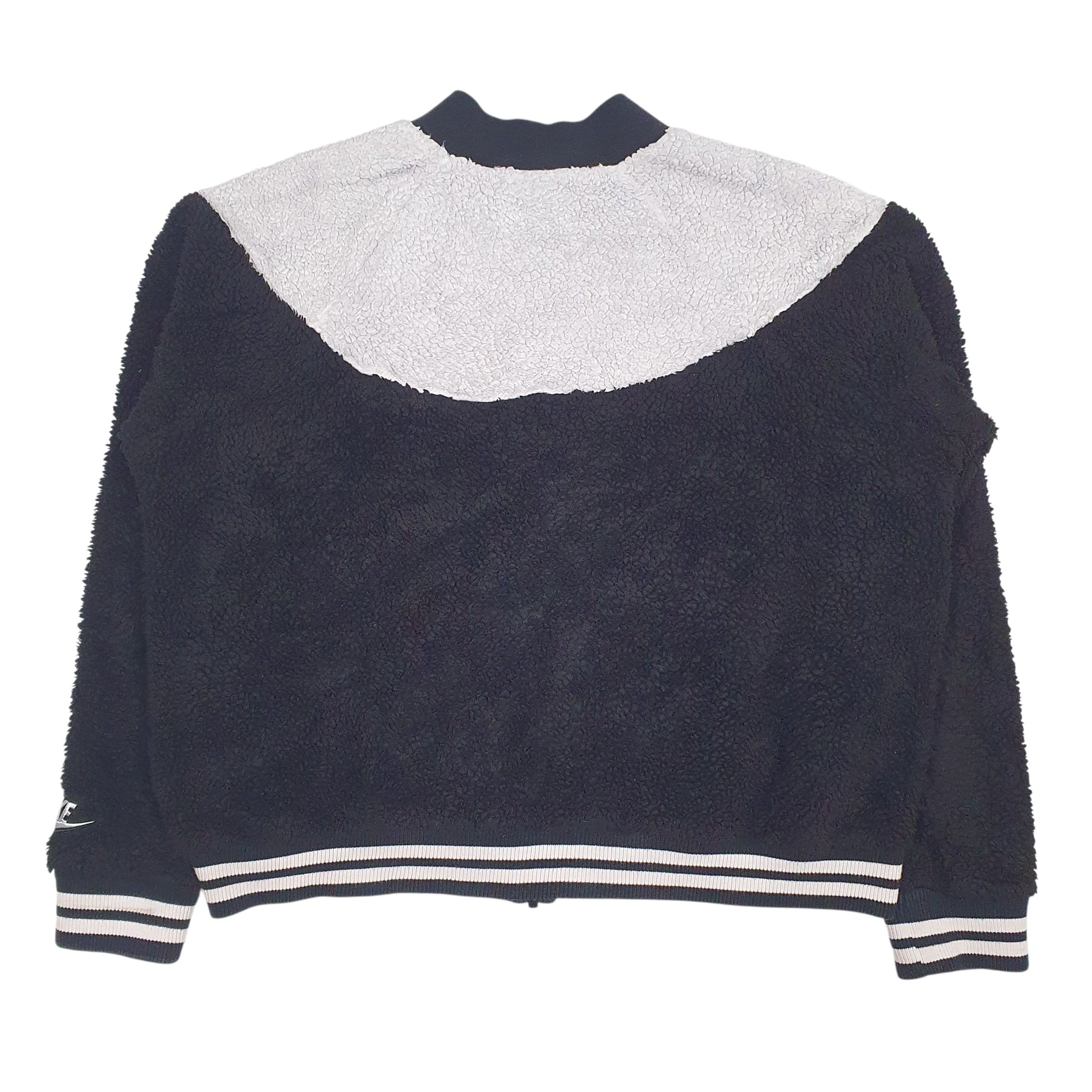 Womens Black Nike  Full Zip Jumper