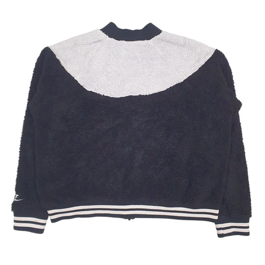 Womens Black Nike  Full Zip Jumper