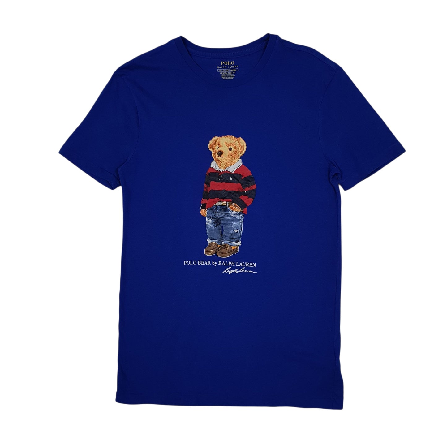 Mens Blue Polo Ralph Lauren Polo Bear Short Sleeve T Shirt