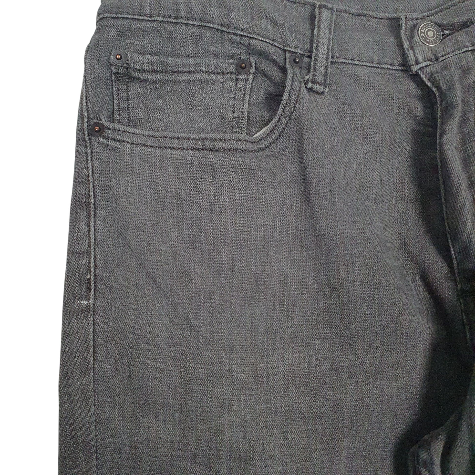 Mens Grey Levis   Jeans