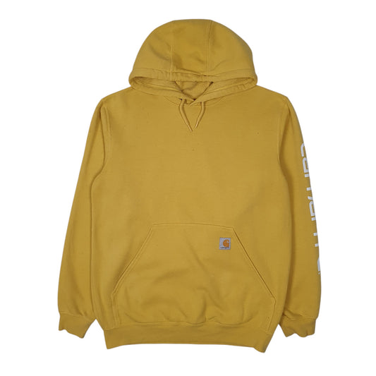 Mens Yellow Carhartt  Hoodie Jumper