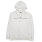 Mens White Tommy Hilfiger Spellout Hoodie Jumper