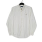 Mens White Ralph Lauren Oxford Long Sleeve Shirt