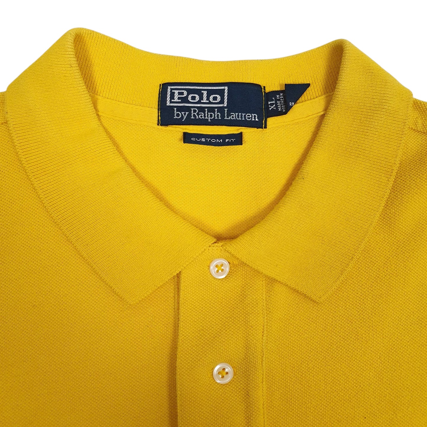 Mens Yellow Polo Ralph Lauren   Polo Shirt