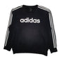 Mens Black Adidas  Crewneck Jumper