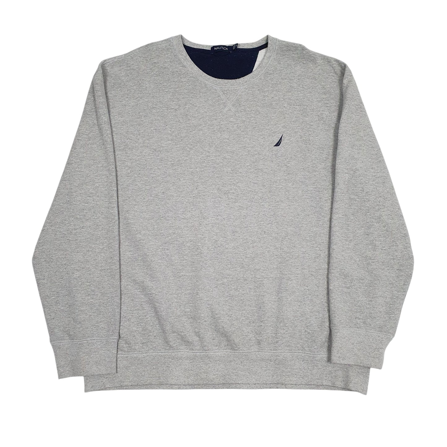 Mens Grey Nautica  Crewneck Jumper