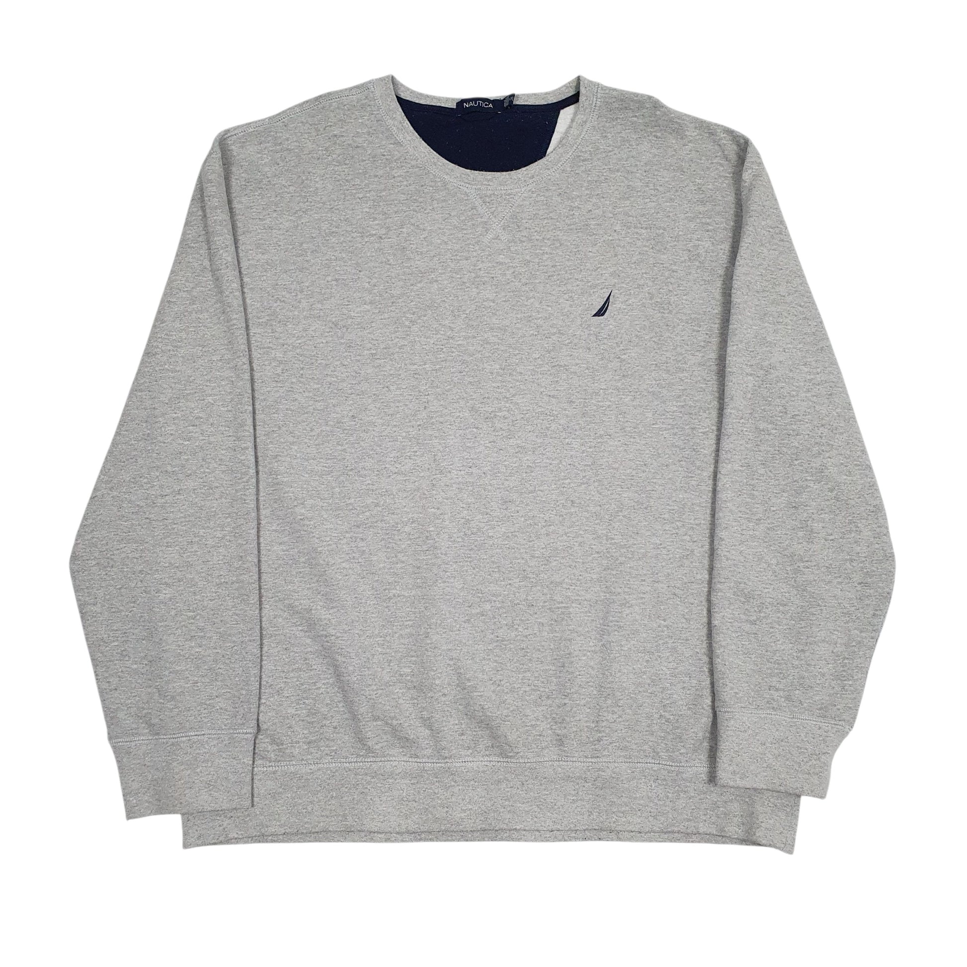 Mens Grey Nautica  Crewneck Jumper