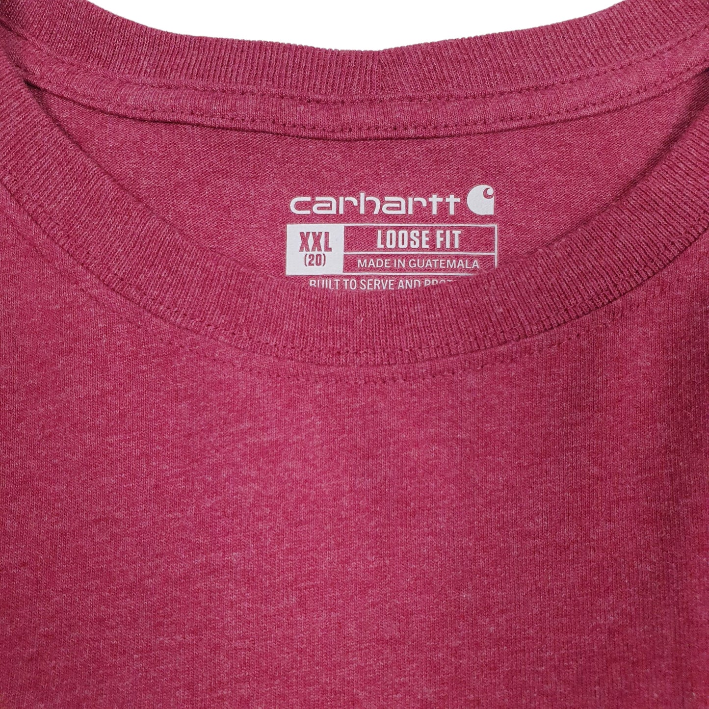 Womens Burgundy Carhartt   T Shirt