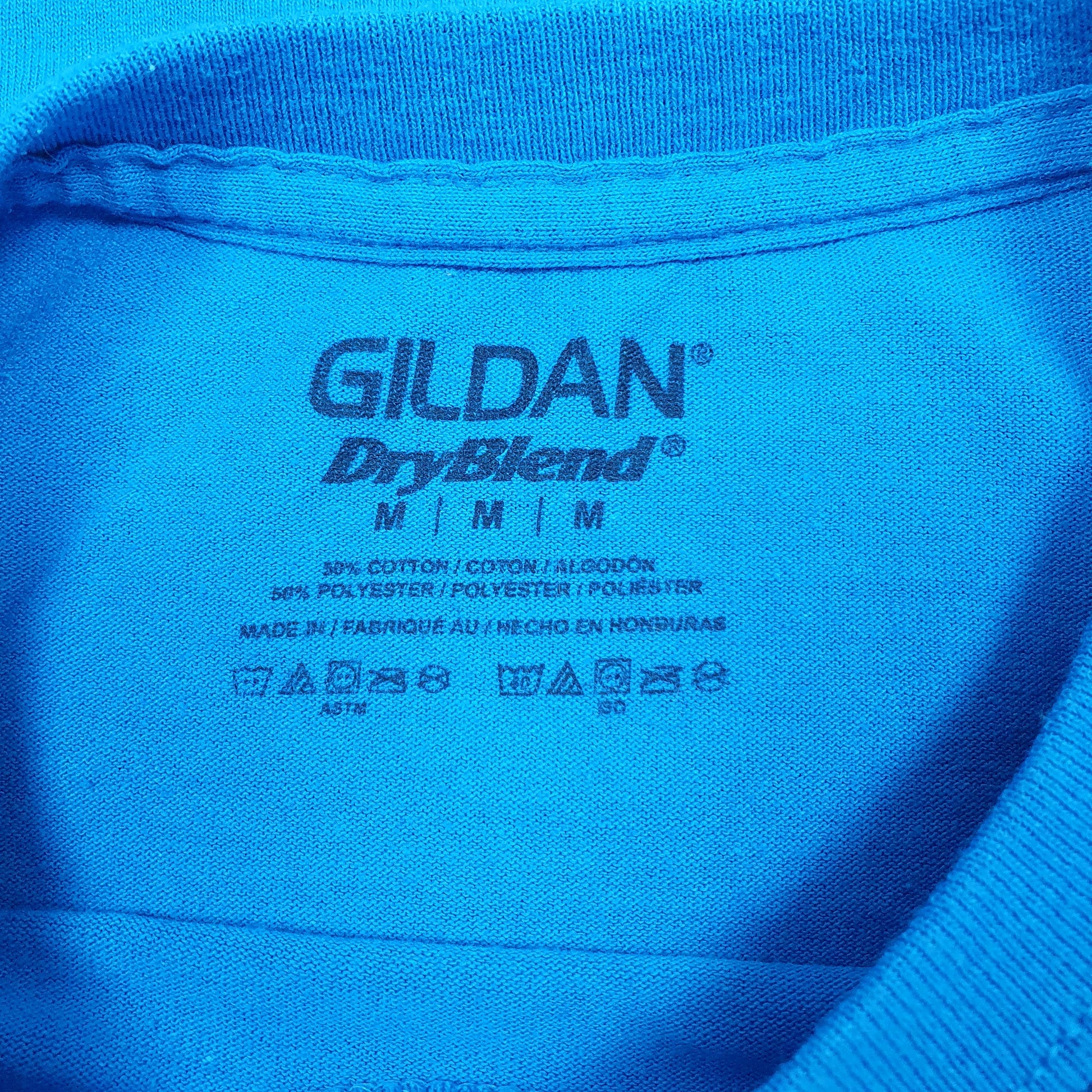 Mens Blue Gildan   T Shirt