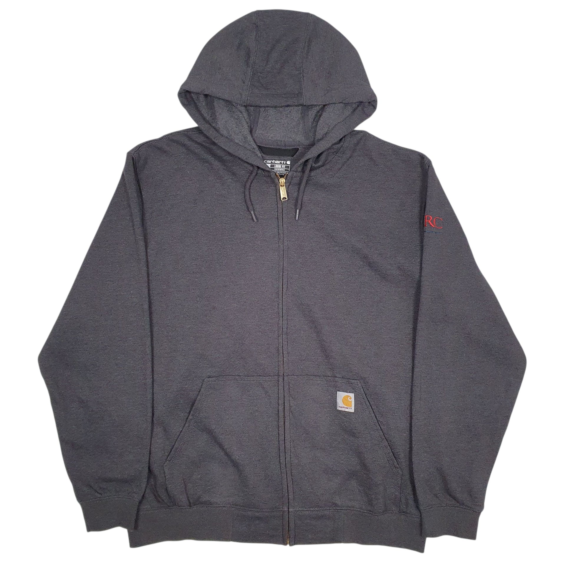 Mens Grey Carhartt  Full Zip Jumper