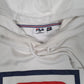 Mens White Fila  Hoodie Jumper