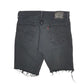 Mens Black Levis 511 Cut Off Stretch  Shorts