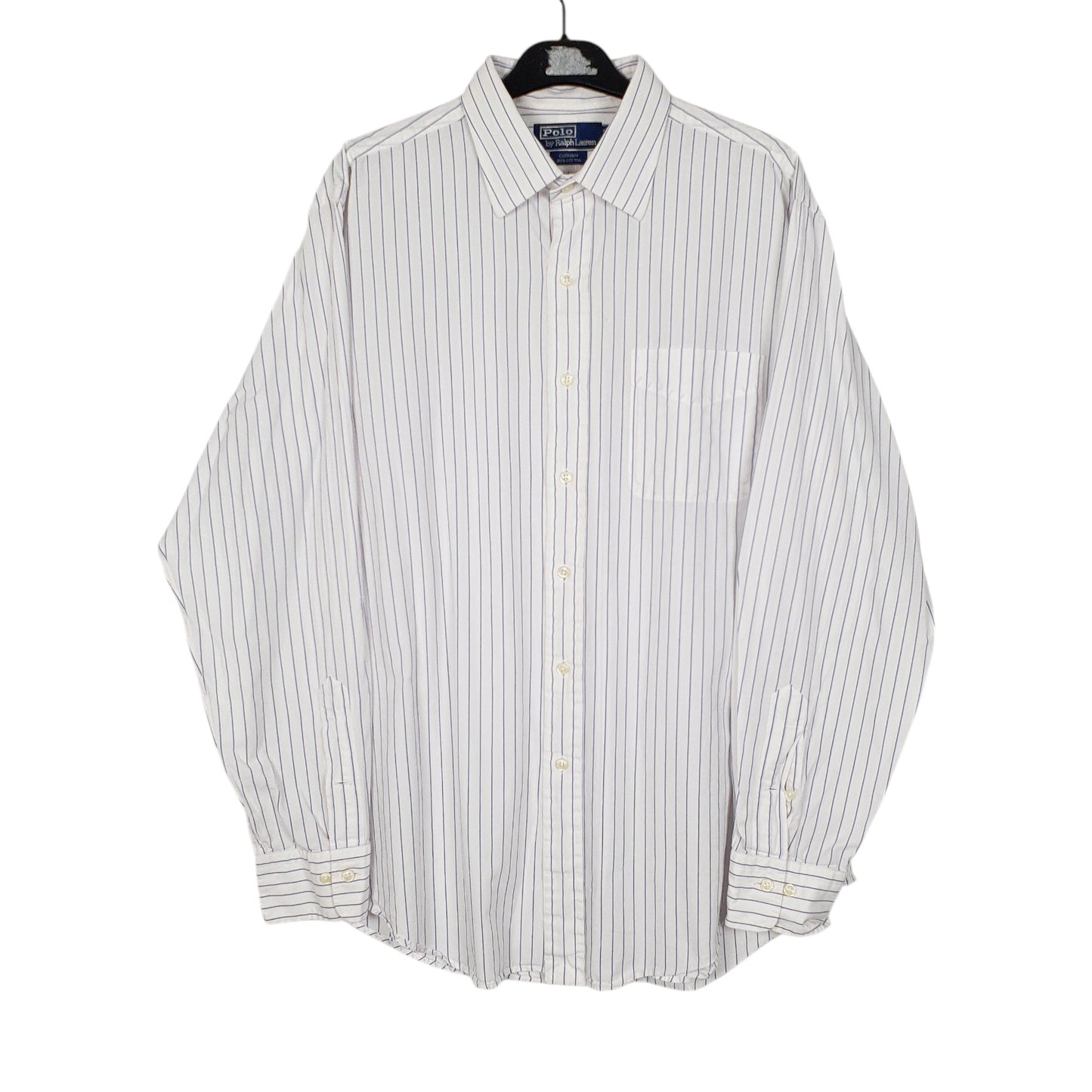 Mens White Polo Ralph Lauren Curham Long Sleeve Shirt