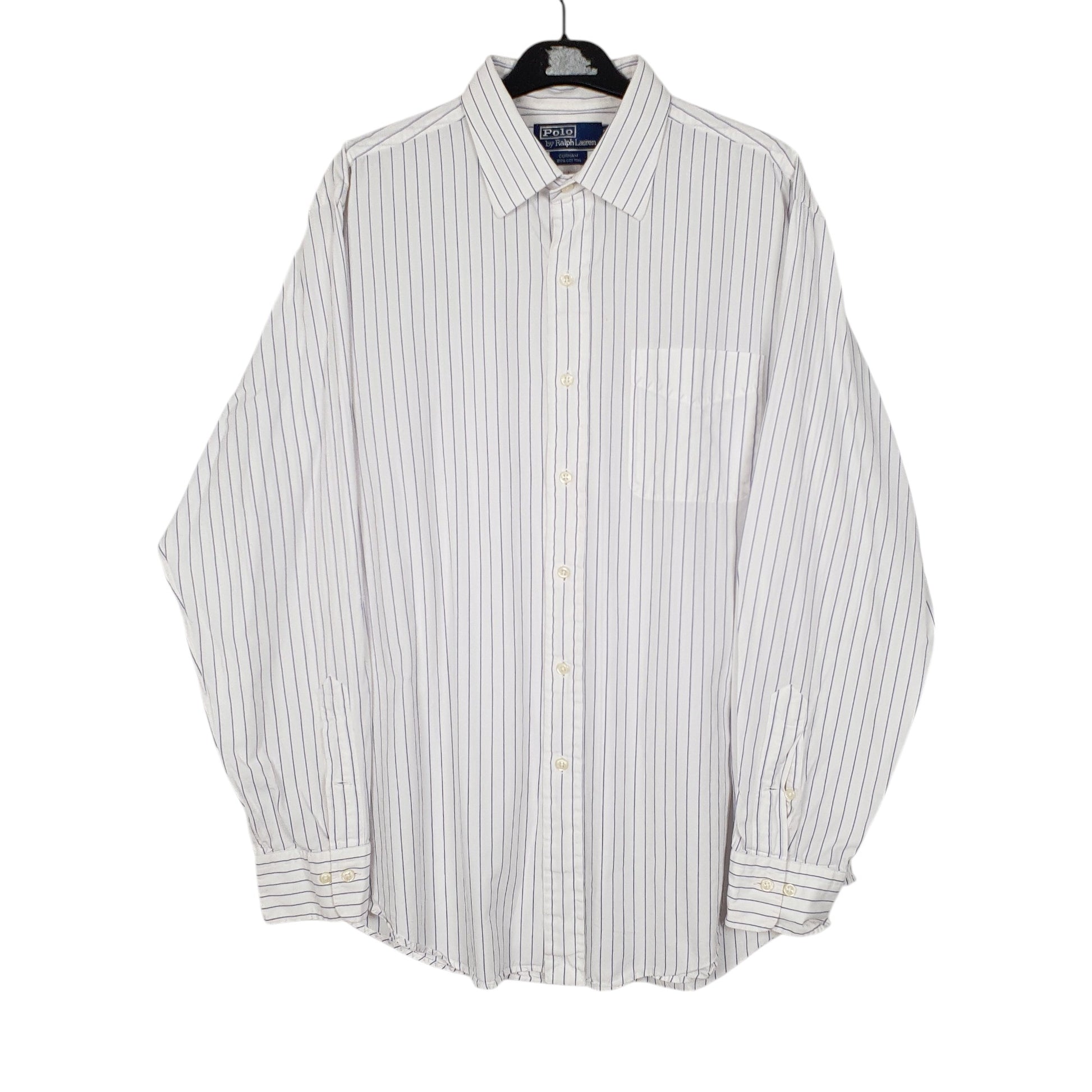 Mens White Polo Ralph Lauren Curham Long Sleeve Shirt