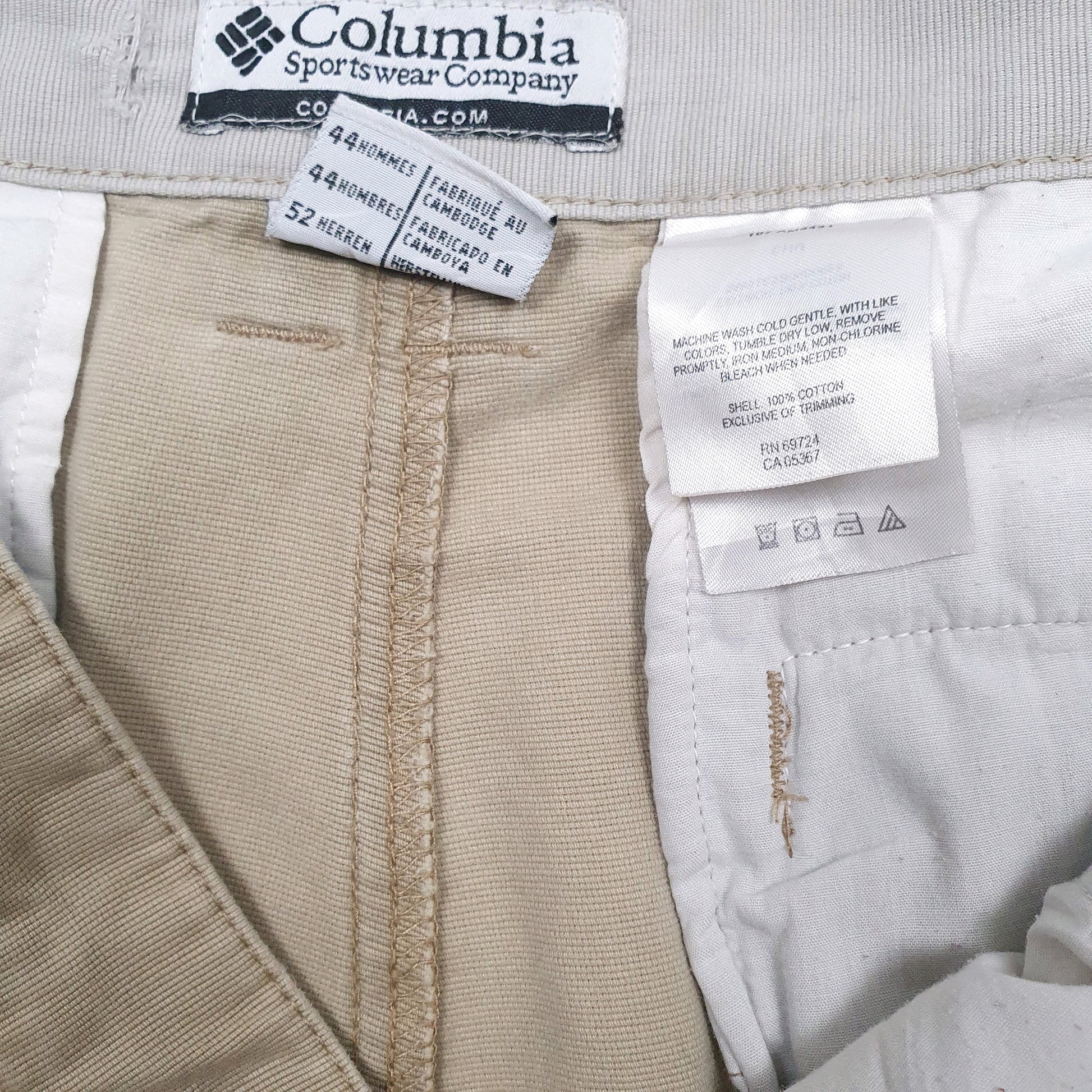Mens Beige Columbia Sportswear Brand   Trousers