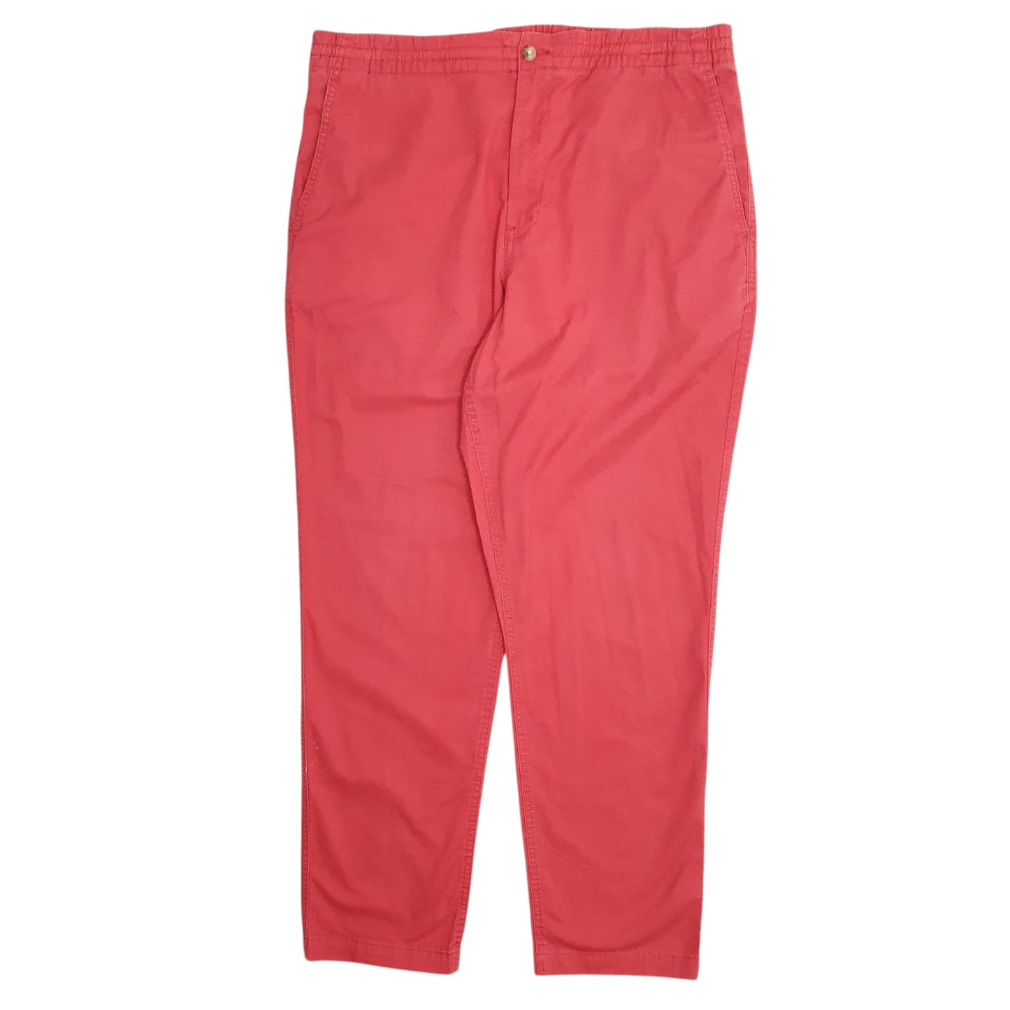 Mens Red Polo Ralph Lauren Jogger Stretch Chino Trousers