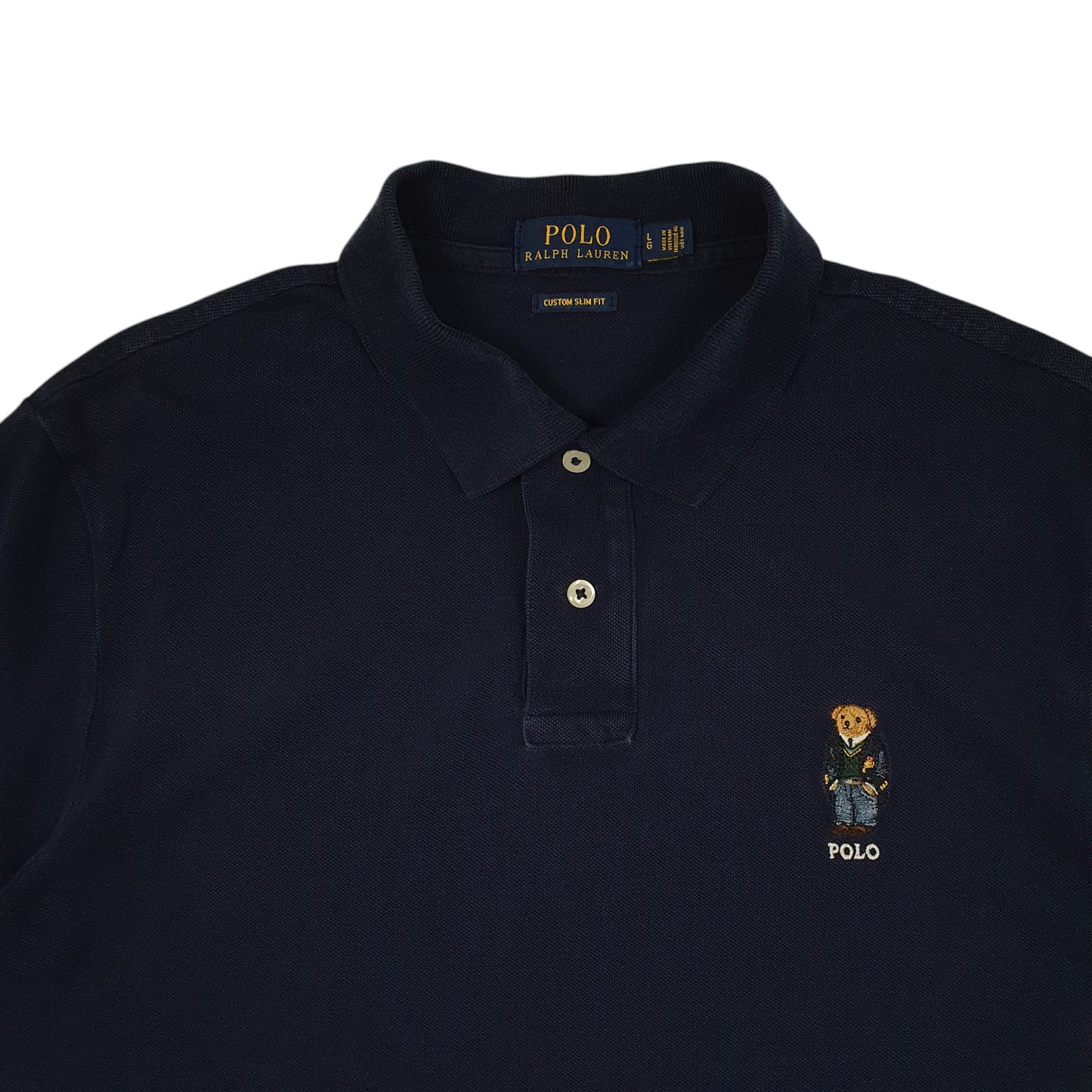 Mens Navy Polo Ralph Lauren Polo Bear  Polo Shirt