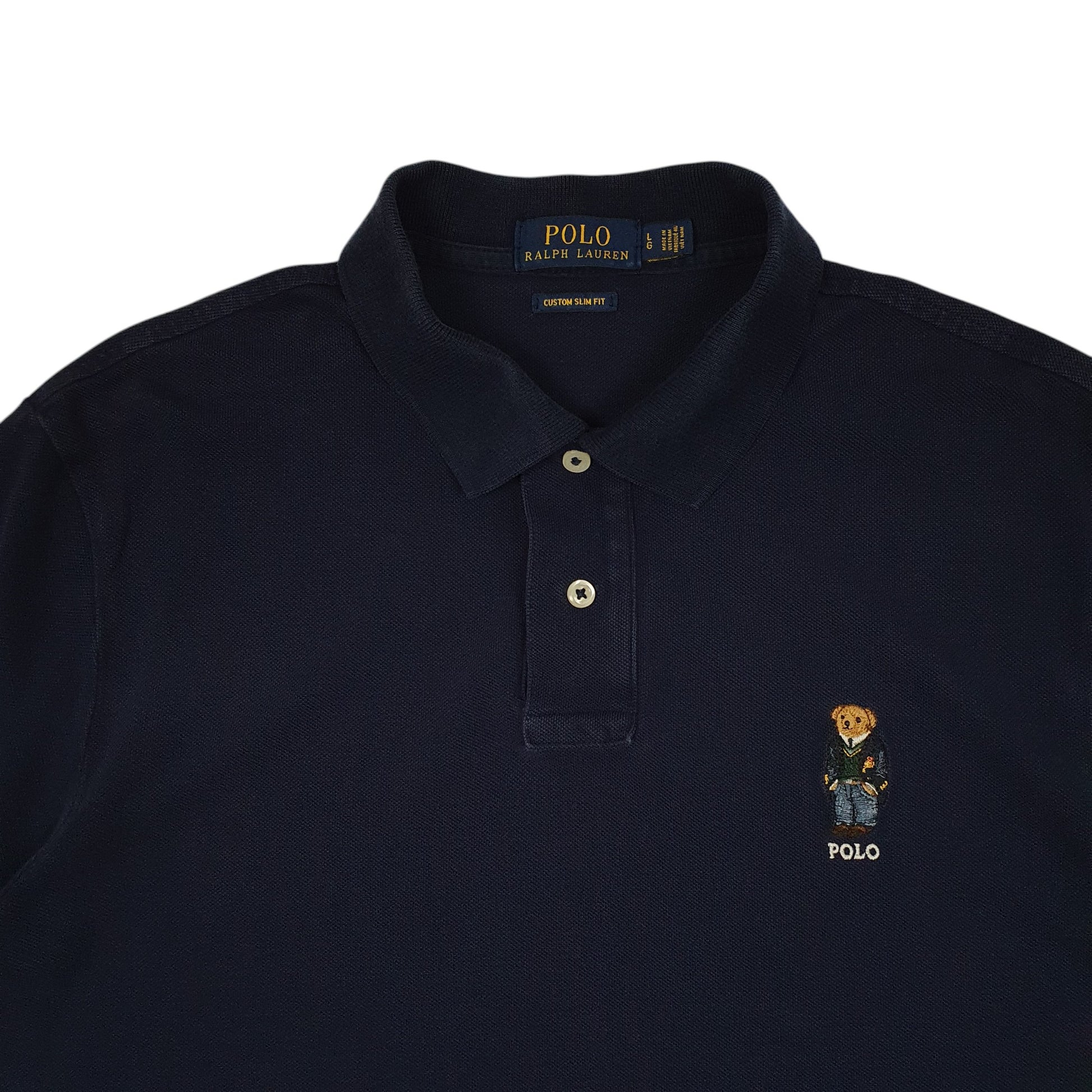 Mens Navy Polo Ralph Lauren Polo Bear  Polo Shirt