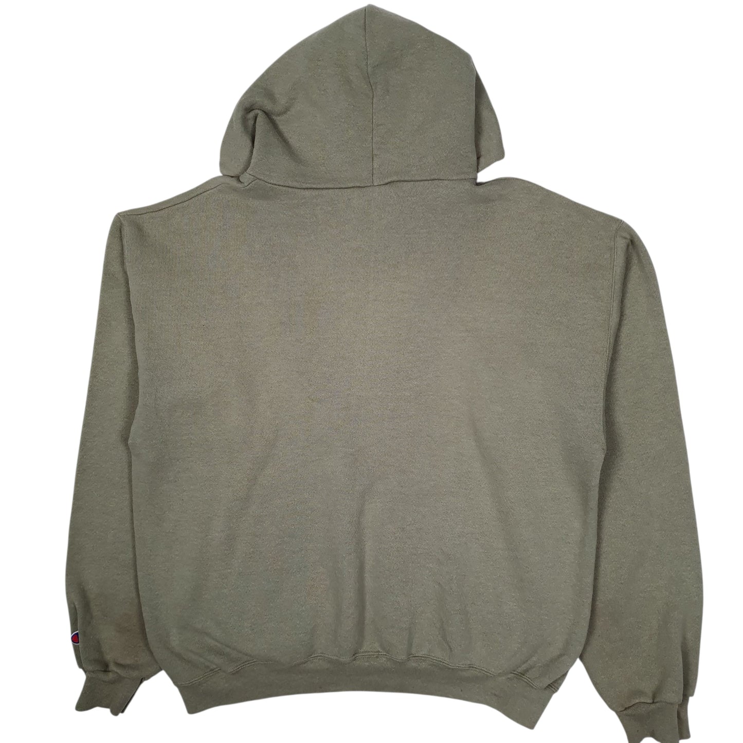 Mens Green Champion Vintage 00s Hoodie Jumper