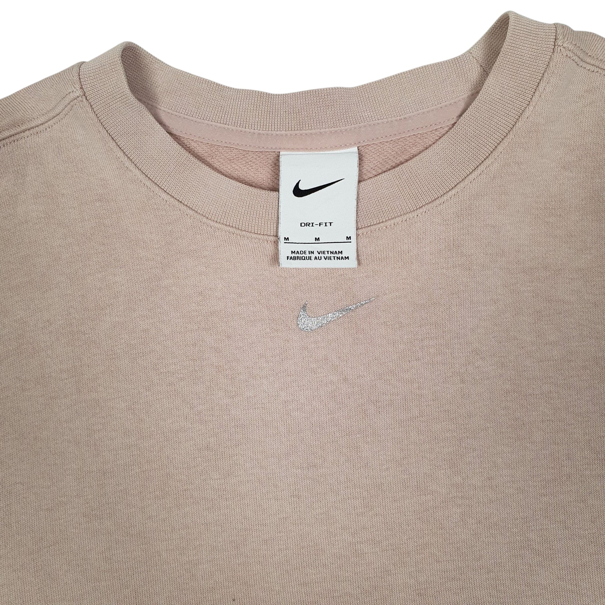 Womens Pink Nike Baggy Loose Fit Crewneck Jumper