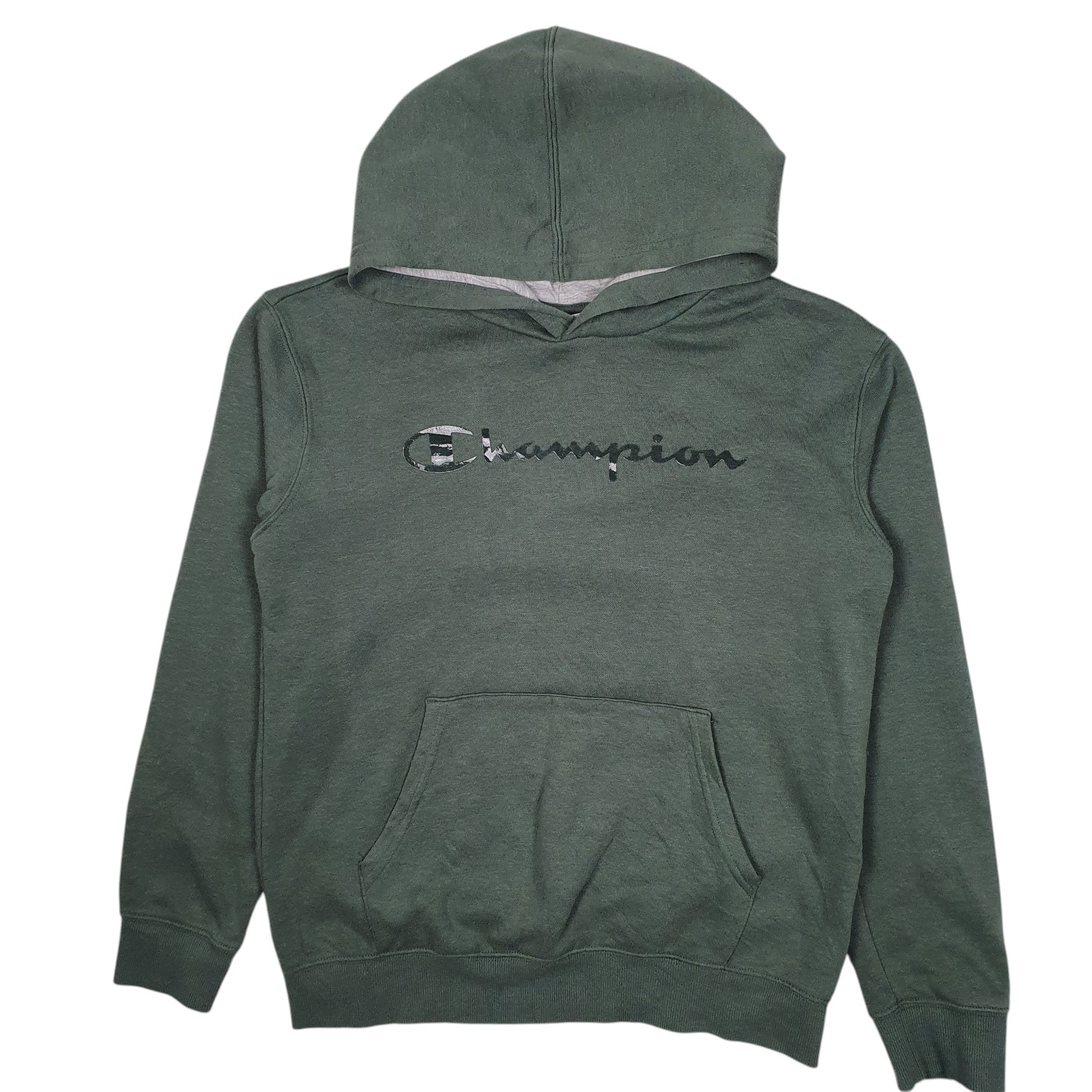 Womens Green Champion  Hoodie Jumper